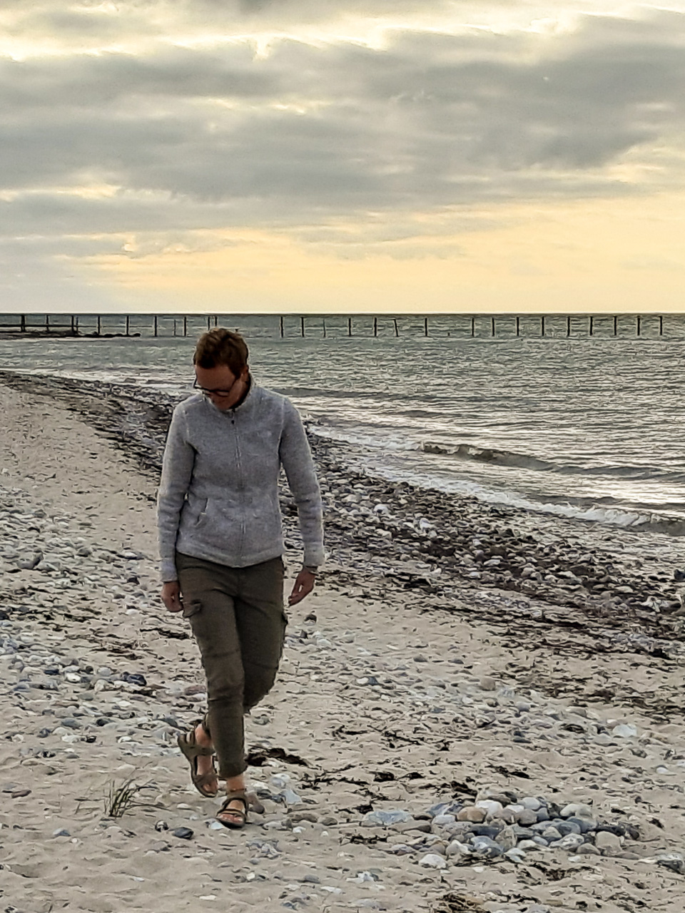 am Strand in Behrensdorf