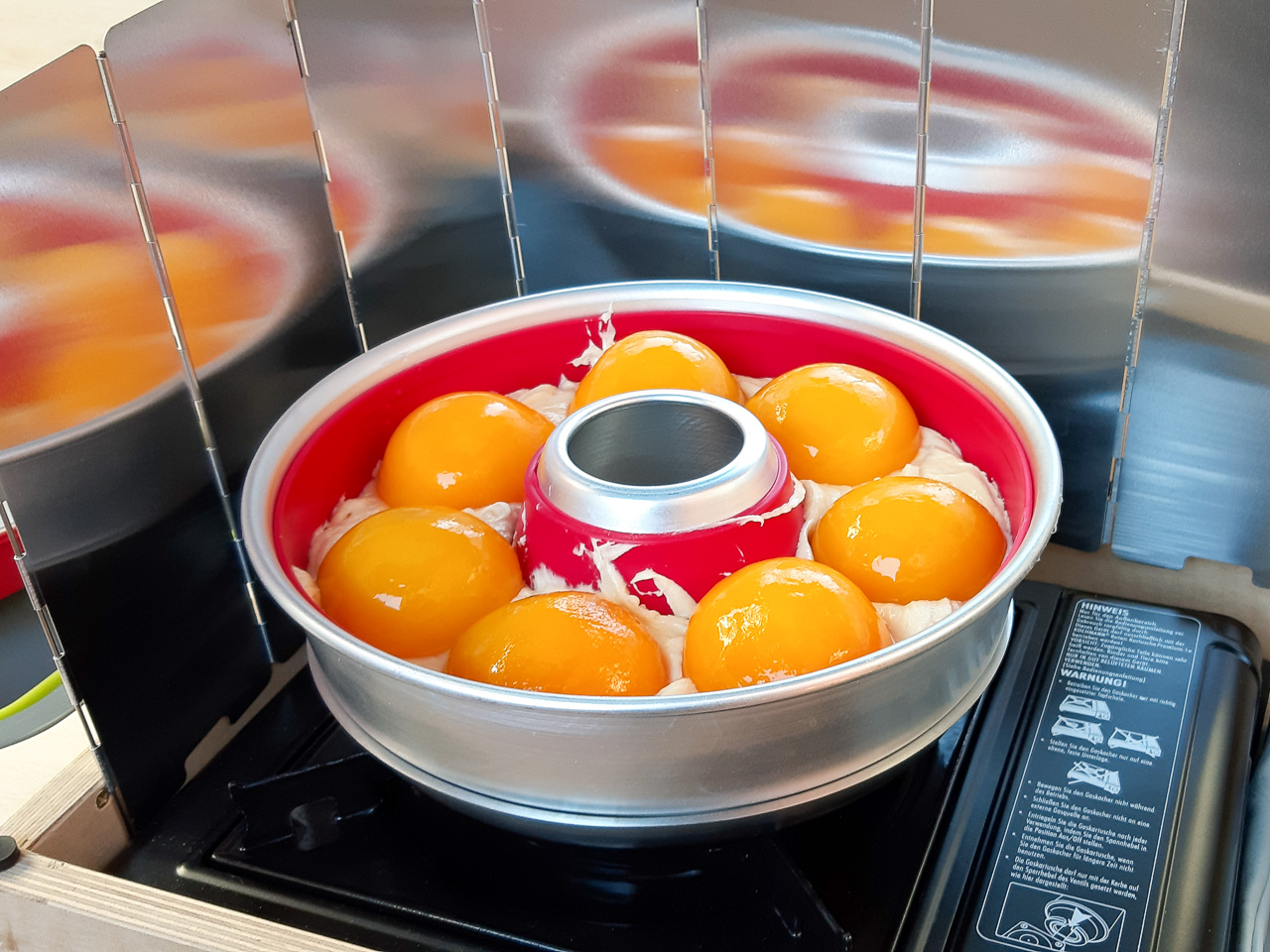 Pfirsichkuchen