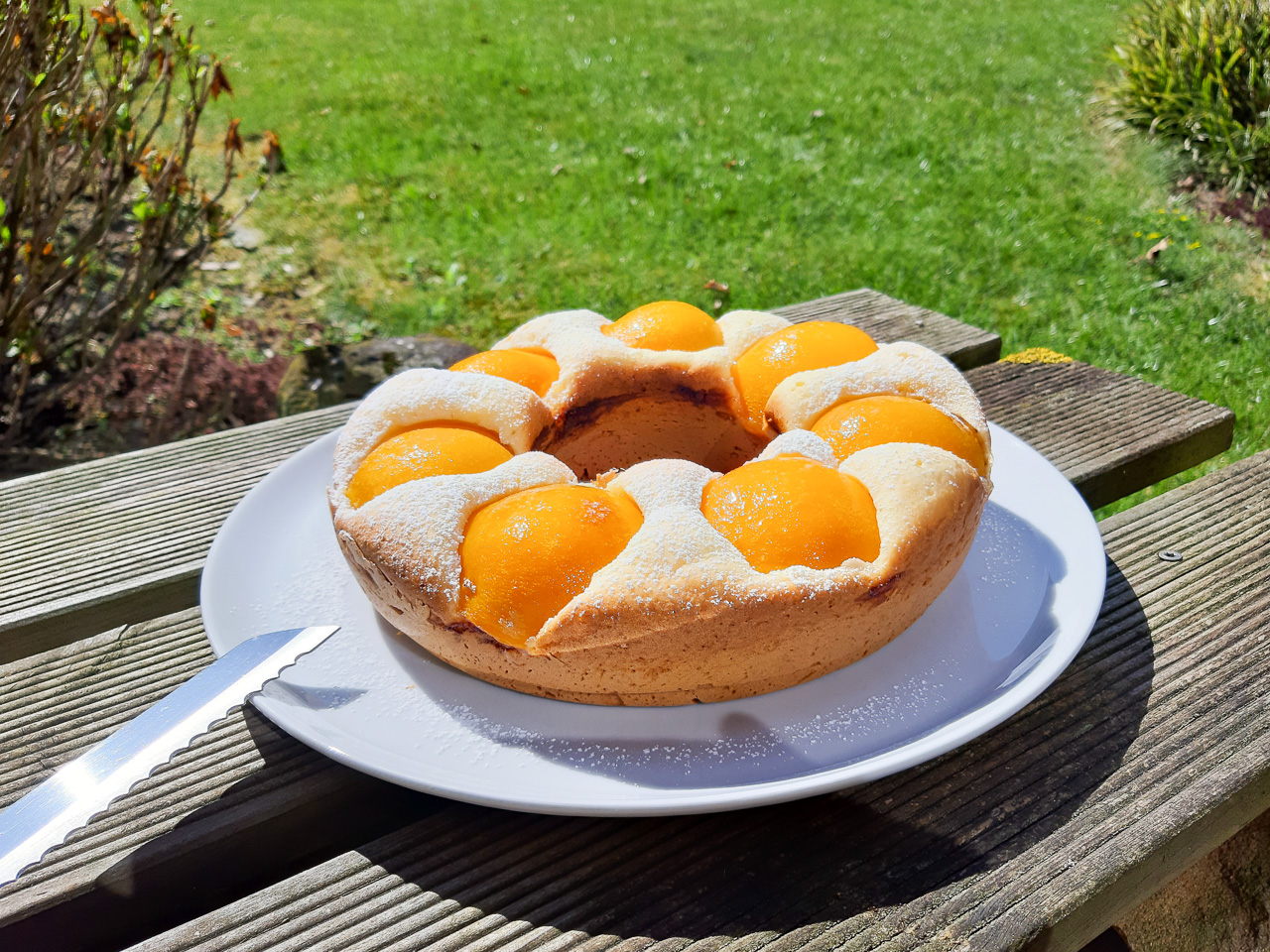Pfirsichkuchen